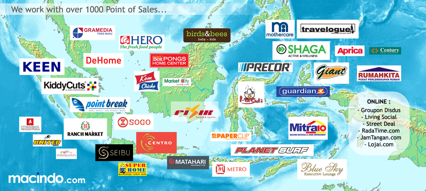 Indonesia Distributor Wide Network of Retailers Nationwide in Indonesia
