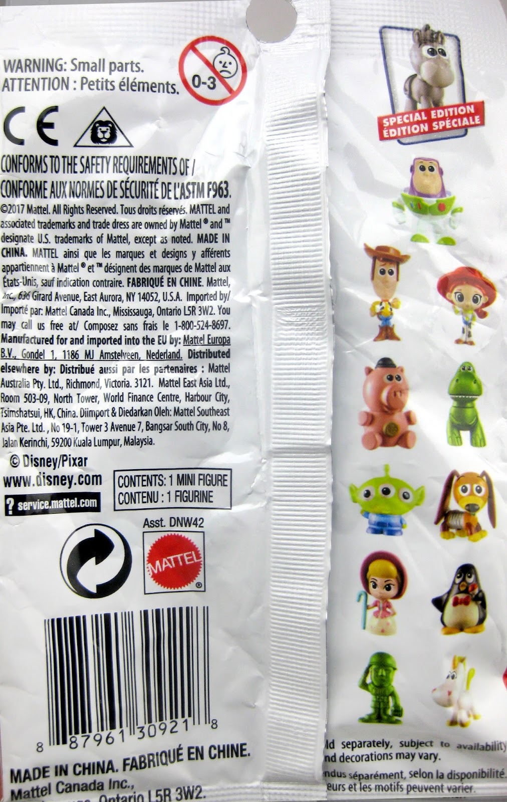 Dan the Pixar Fan Toy Story Mattel "Minis" Blind Packs (Series 3)