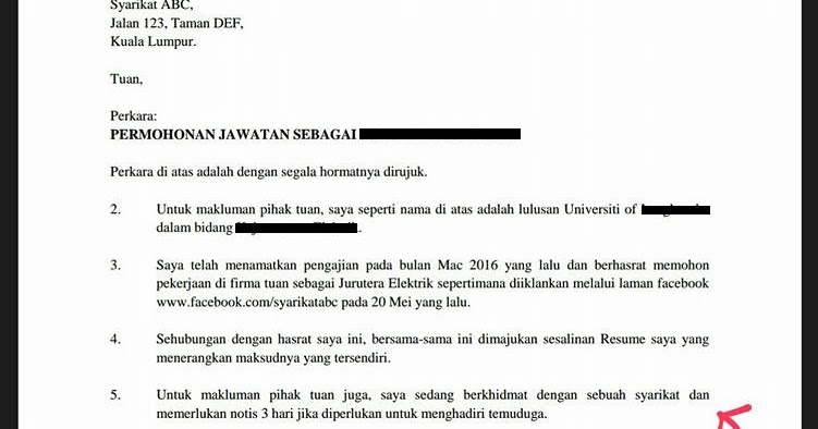 cara buat cover letter minta kerja yang betul panas apa format letter