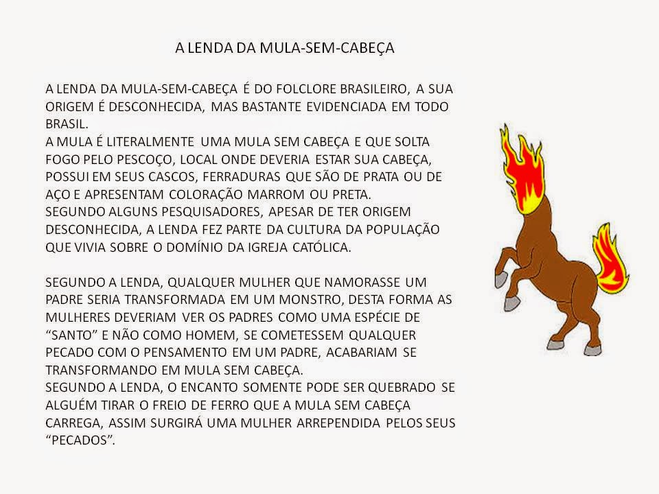 Texto Mula Sem Cabeça - BINKEDU