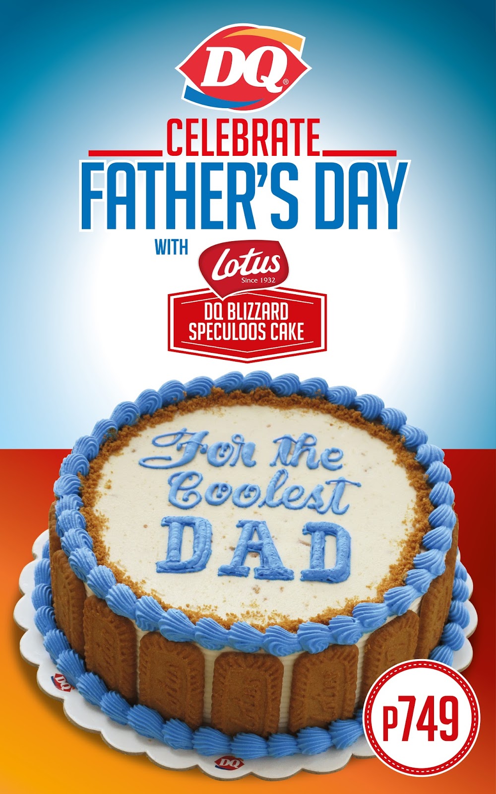 Father’s Day with DQ’s Speculoos Blizzard Cake Press Release