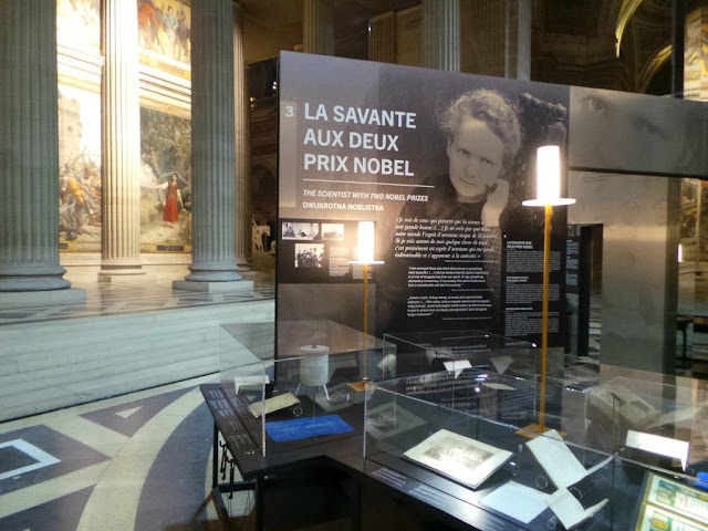 Exposition Marie Curie Panthéon Paris scientifique monument historique CMN