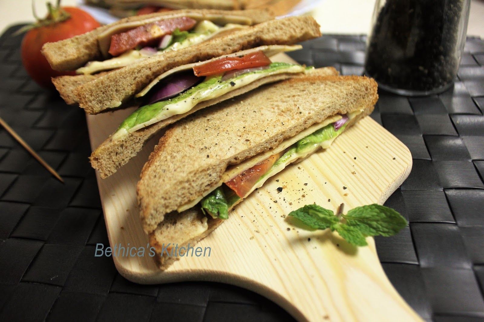 Bethica's Kitchen Flavours Chicken Salami Sandwich