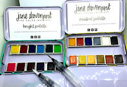 watercolor palette jane davenport sets calm keep craft brights petite comes colors