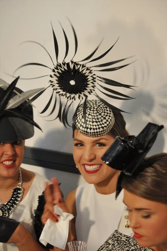 Hats Have It: Derby Day, Black and White Hats from Racing Fashion