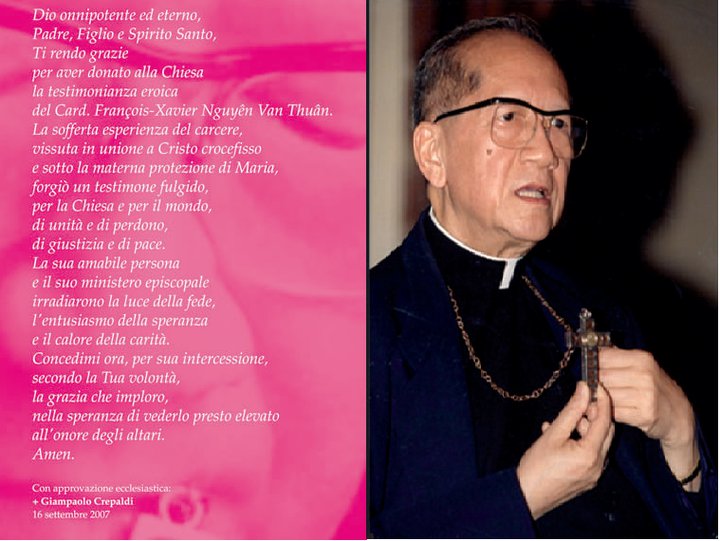 leggoerifletto In prigione, per Cristo Servo di Dio Card. Van Thuan