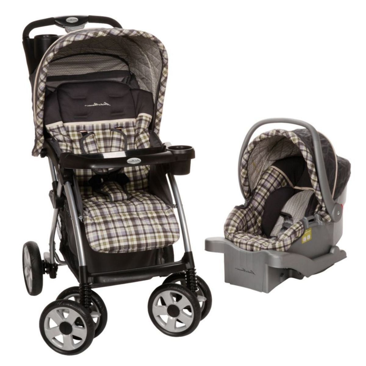Eddie Bauer Stroller And Car Seats Set