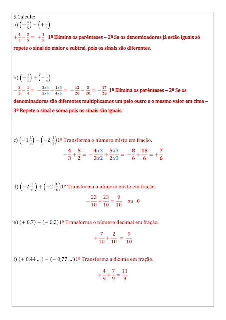 numeros racionais exercicios e respostas