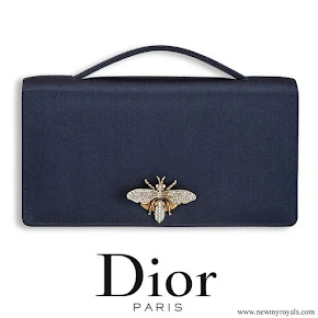Meghan Markle wore Dior Bee Leather Clutch
