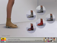  MAUVEMORN Chelsea Boots Recolor - Female version