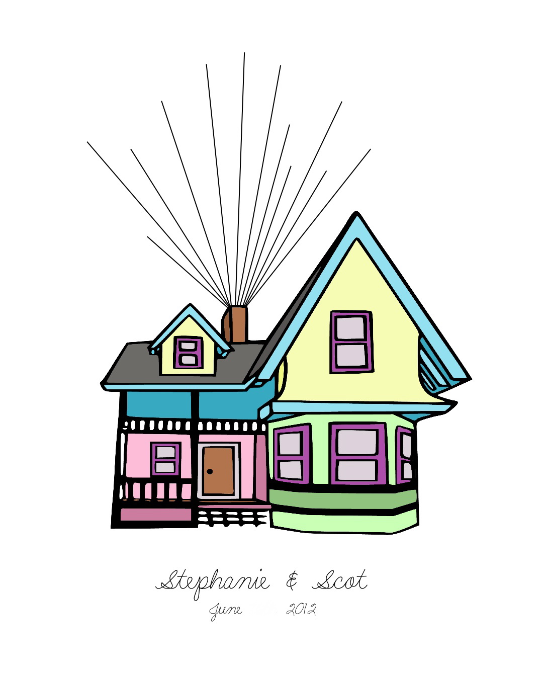 house from up coloring pages - photo #20