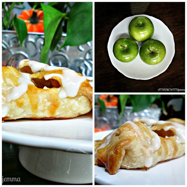 Granny Smith Apple turnovers At Home with Jemma