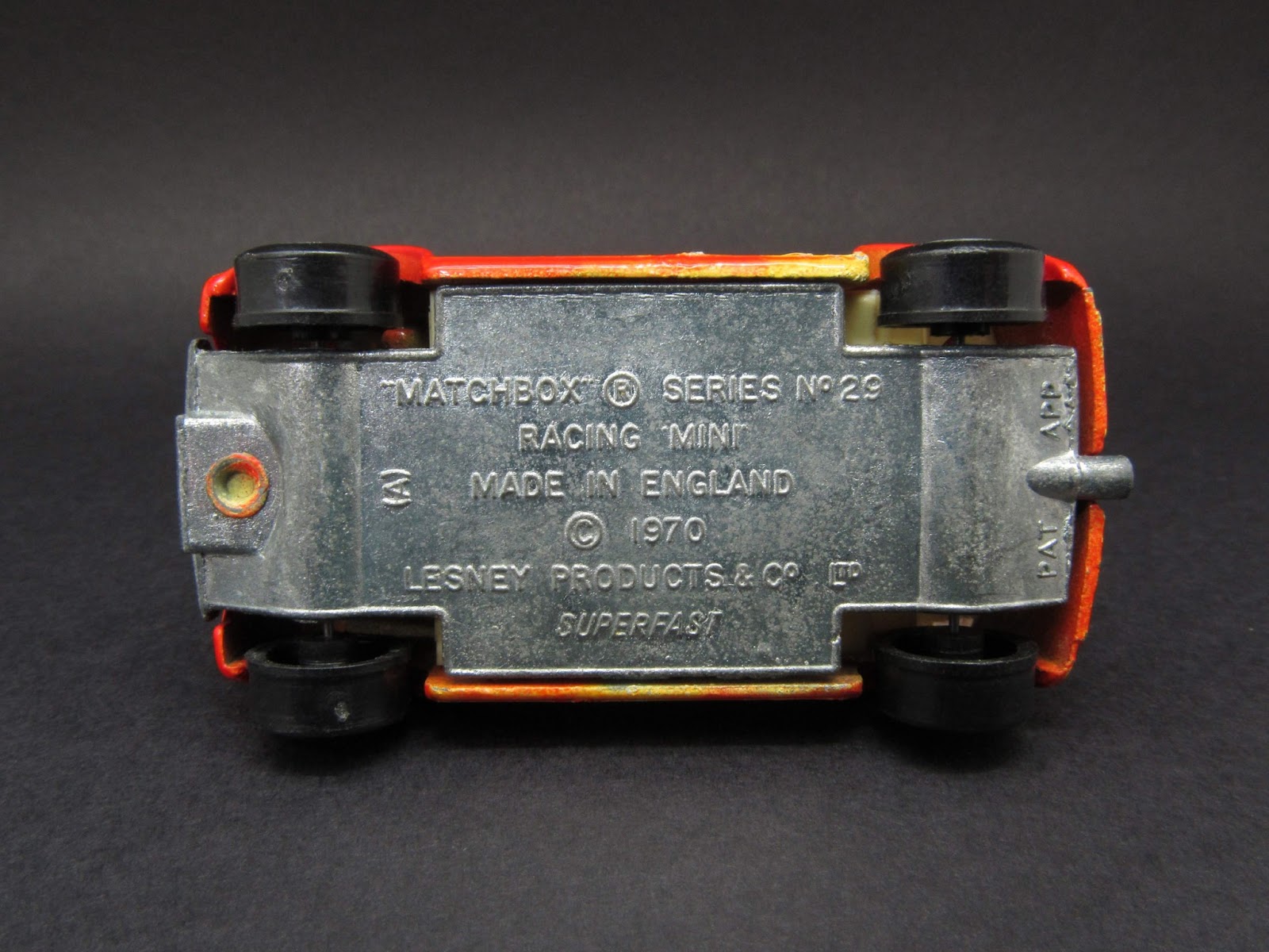 matchbox superfast 29 racing mini