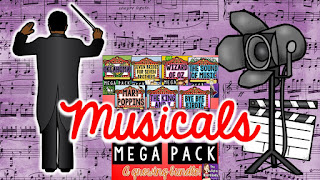 Great ideas for showing musicals in your classroom and making it a special, educational event your students look forward to every year.  Great for music classrooms or any classroom! Musical theater is for everyone.