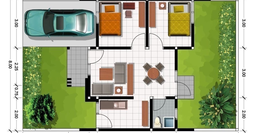 Seperti Inilah Denah Rumah Sehat Minimalis Untuk Keluarga Kecil Desain Rumah Minimalis