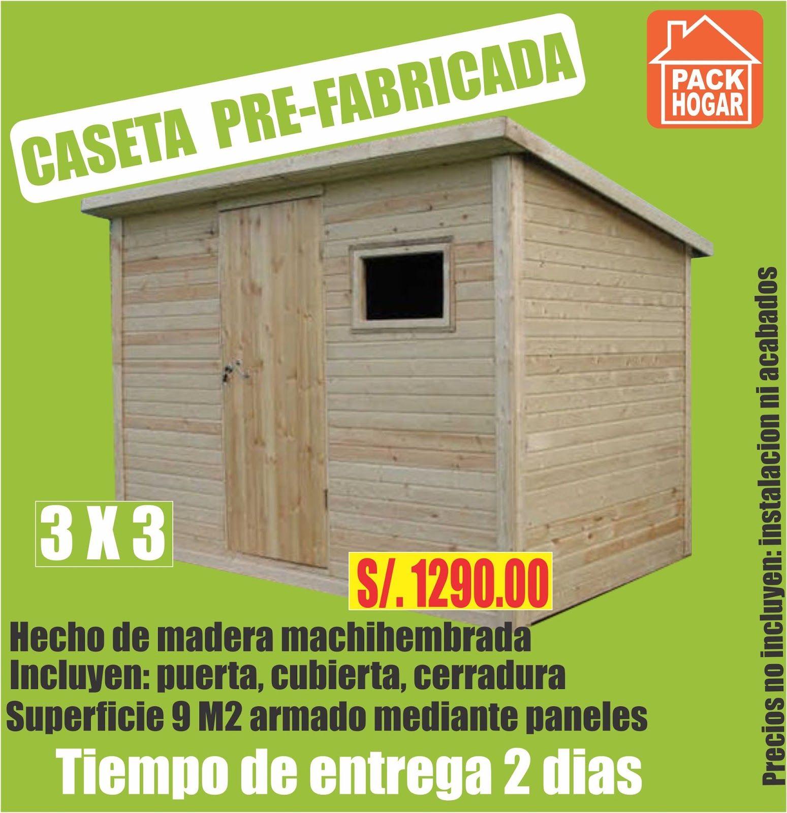 CATALOGO DE PRECIOS CASETAS MÓDULOS PREFABRICADAS
