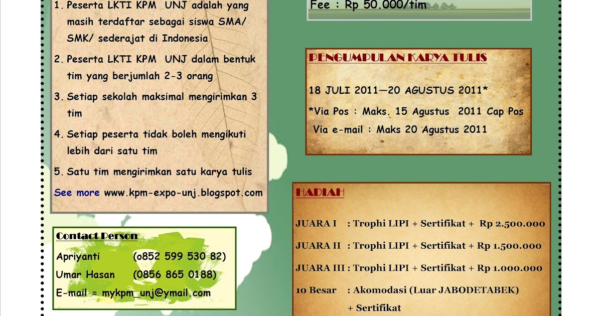 Contoh Karya Ilmiah Lidah Buaya Sinter D