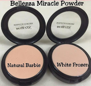 bellezza miracle powder, natural dan white frozen
