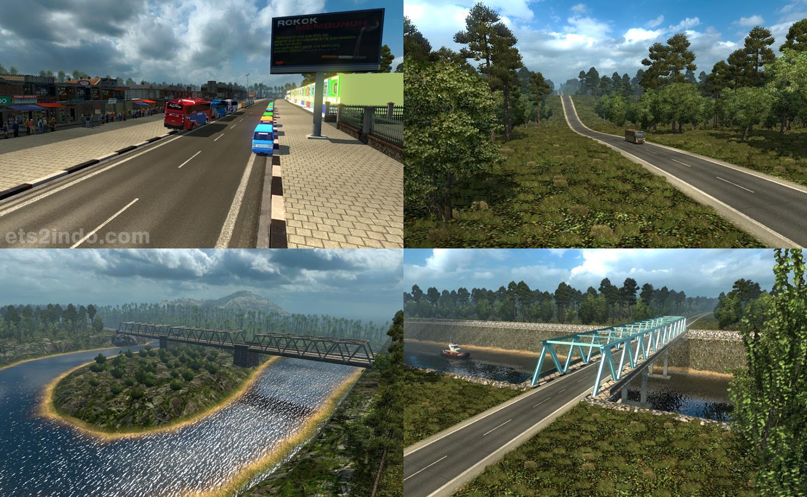 Ets 1 maps. Ets 2 map.
