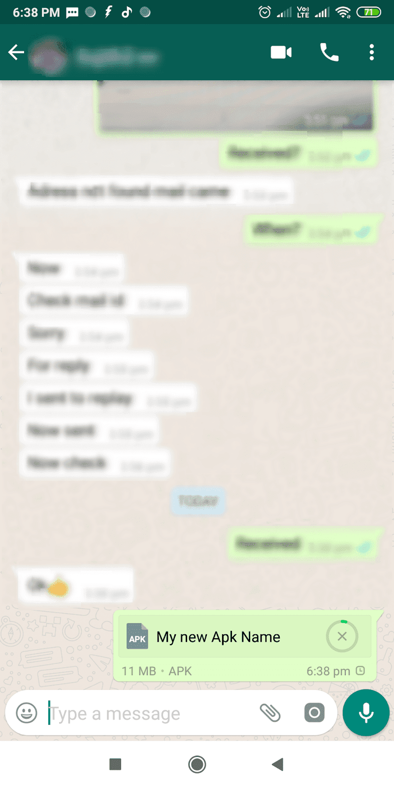 Change share apk name