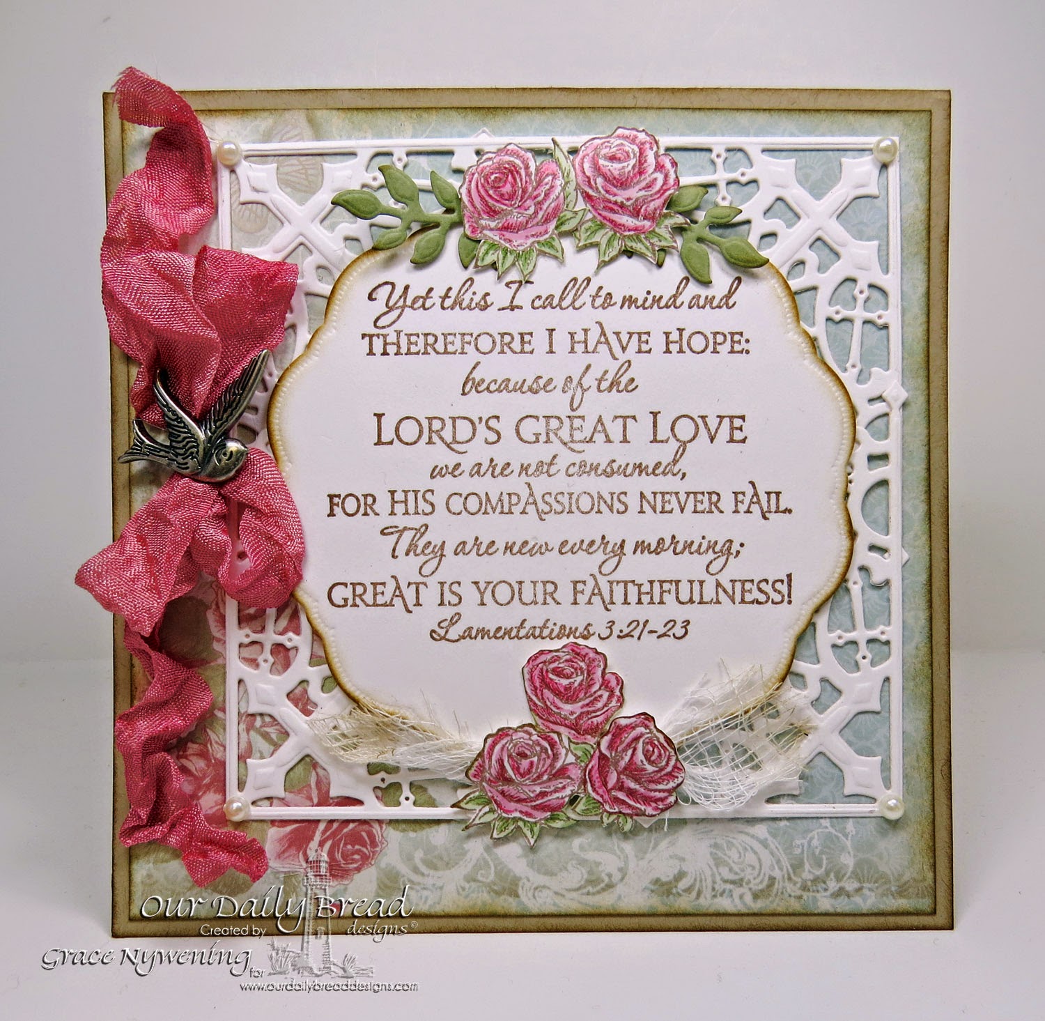 ODBD stamps- Scripture Collection 1, ODBD dies, designed by Grace Nywening