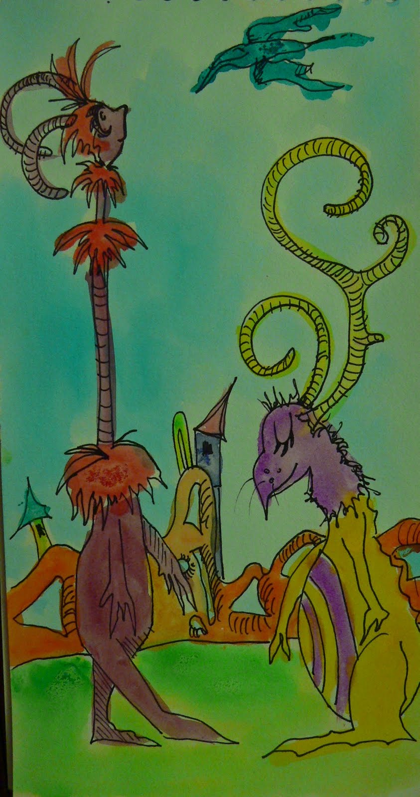 Carrie Ellen Art Studio: Inspiration from Dr. Seuss