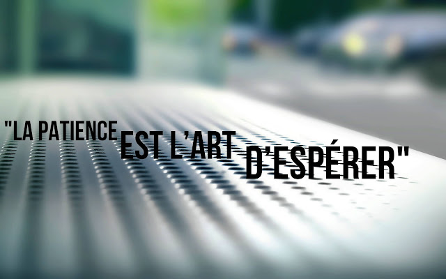 proverbe sur la patience