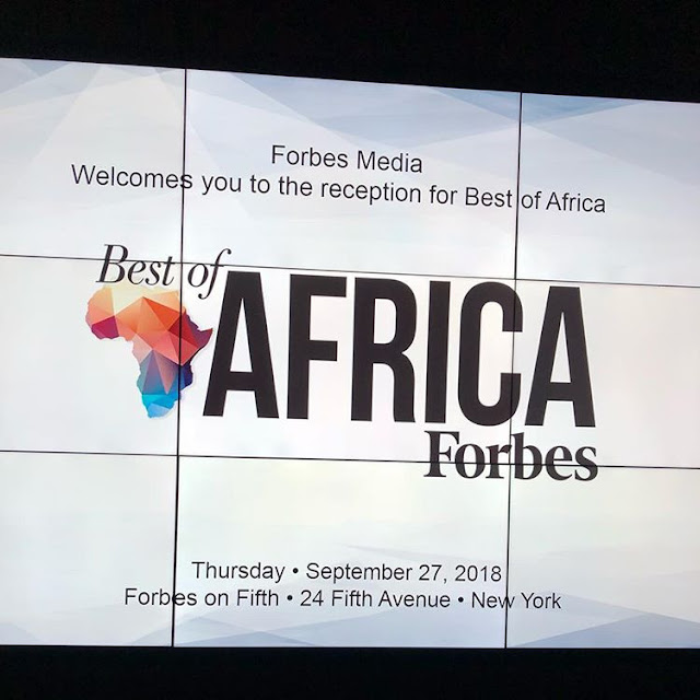 Aiteo staff dazzled in New York when their boss picks Forbes awards (pictures)