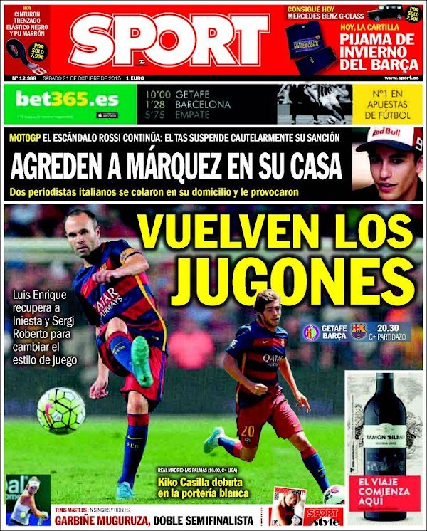 FC Barcelona, Sport: "Vuelven los jugones"