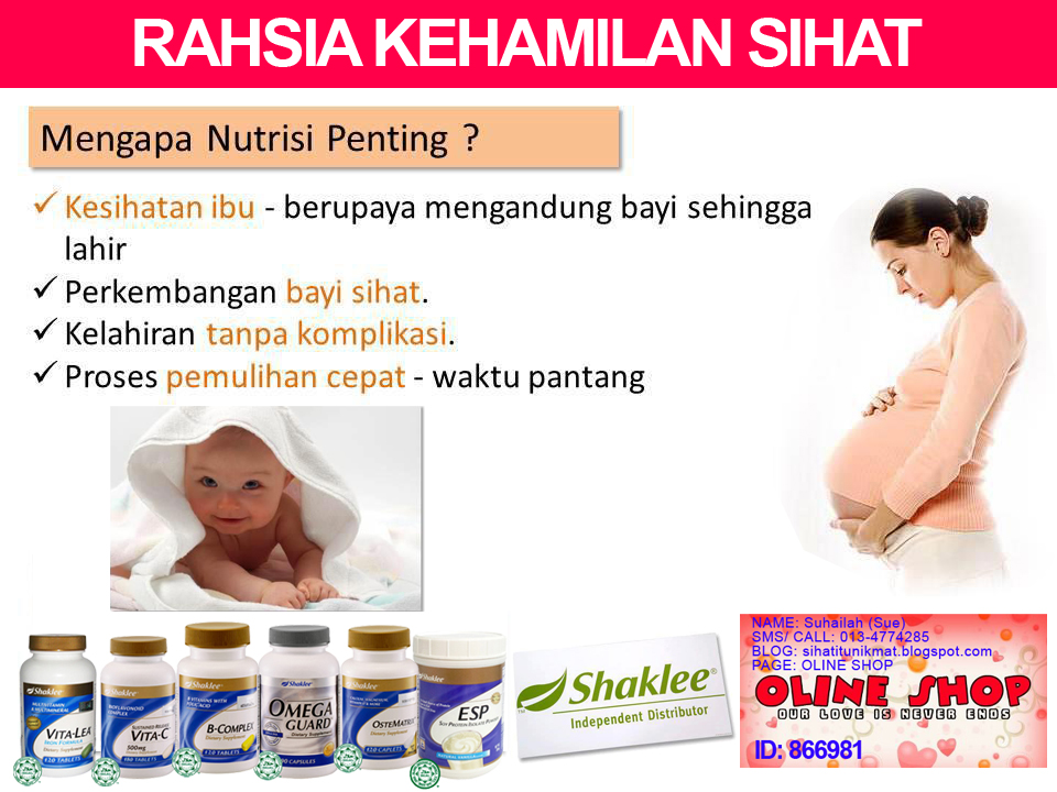 Vitamin Untuk Ibu Hamil Pengedar Shaklee Kota Damansara PJ
