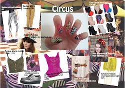nails moodboard circus mood board accessories