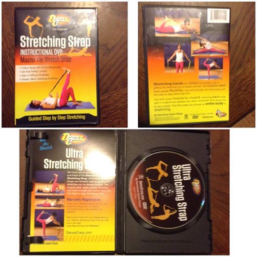 MarksvilleandMe DanceCrazy Stretching Strap &amp; Exercise DVD