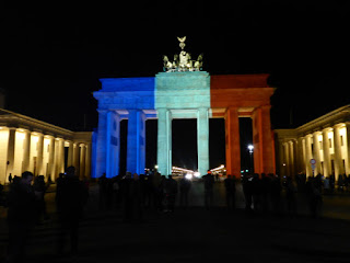 Brandenburger Tor als Tricolore