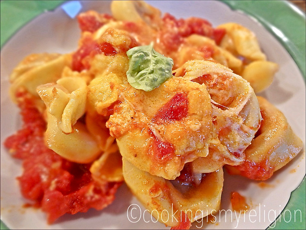 Cooking Is My Religion Baked Tortellini With Marinara Sauce