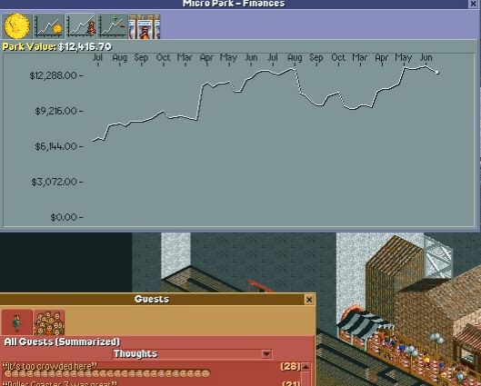 (스압주의) 롤러코스터 타이쿤 장인 - 킹무성