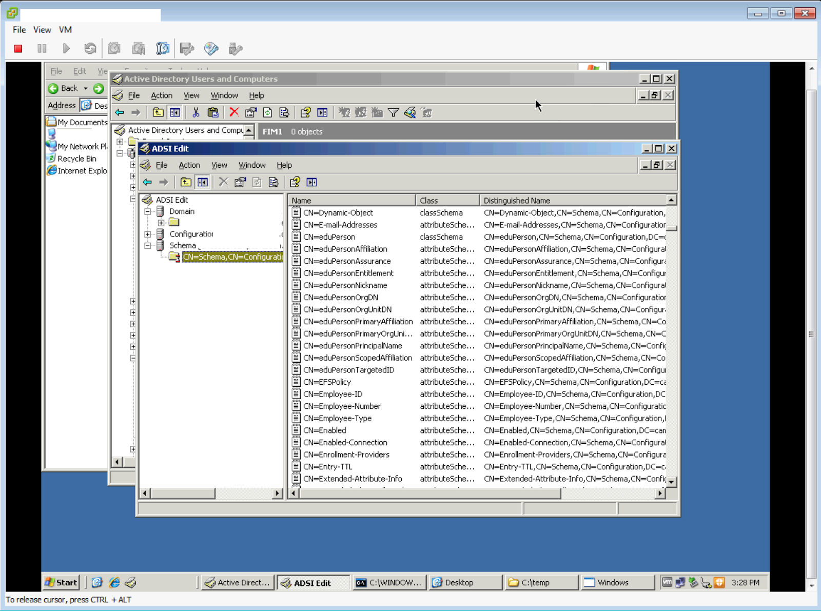 Microsoft software anyone can install Exchange, Forefront Identity Management, ADMT Extend