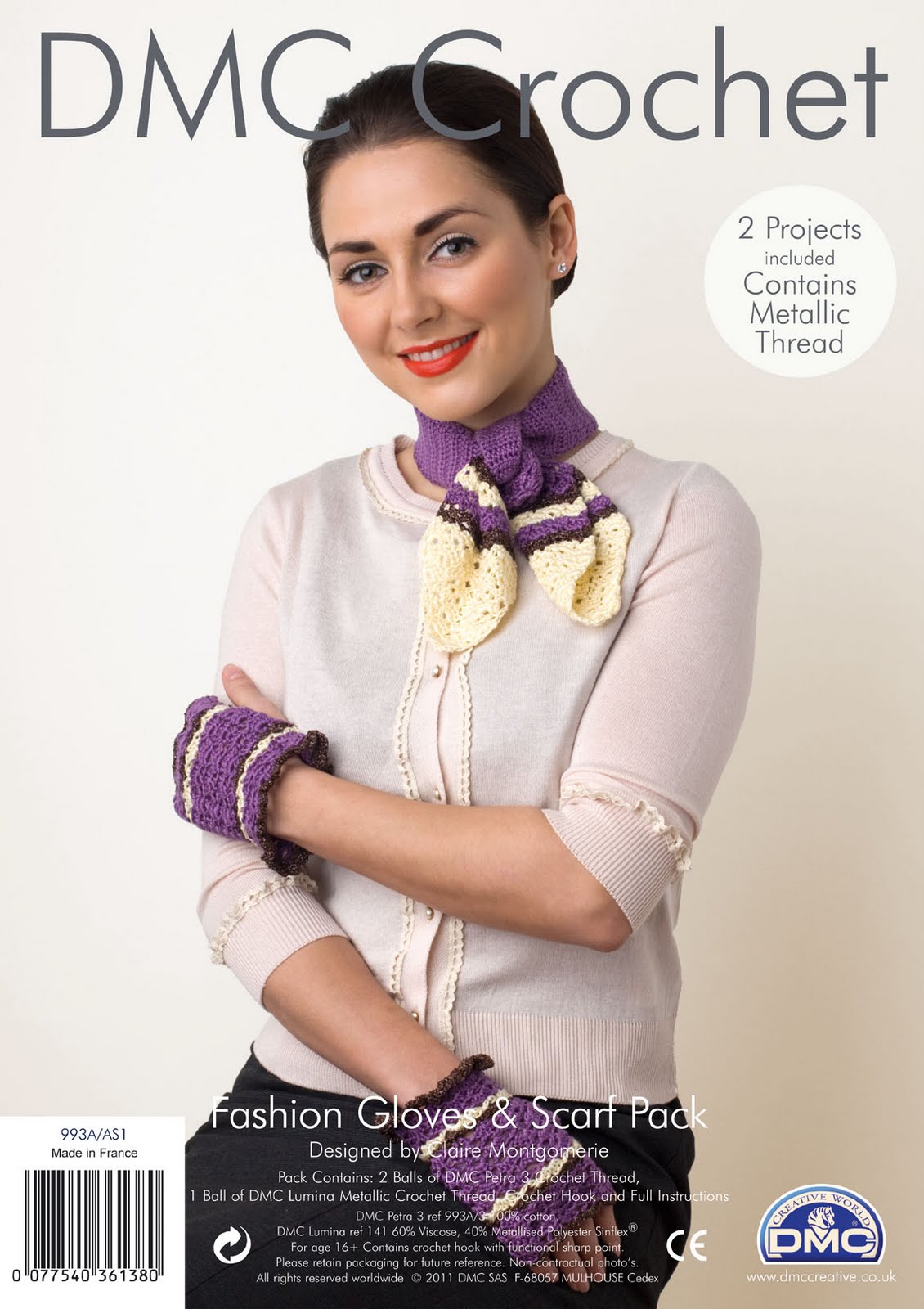 Monty; knitting lessons and textiles design in London DMC creative