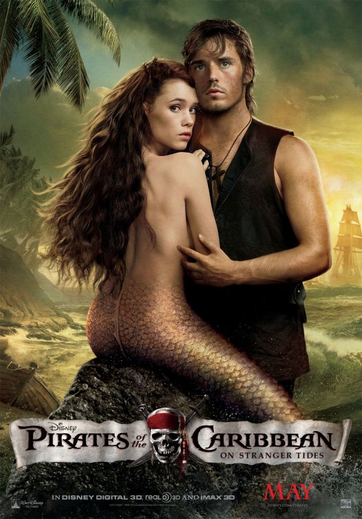Pirates of the Caribbean mermaid movie poster
