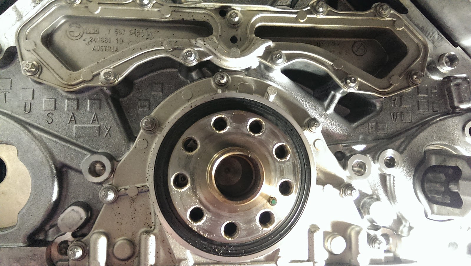 BMW Virtuoso Rear Main Seal Leak