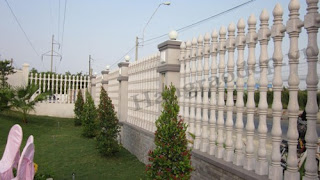 Chuyên nhận lắp đặt các mẫu hàng rào bê tông chống trộm cho biệt thự Hang-rao-thien-y
