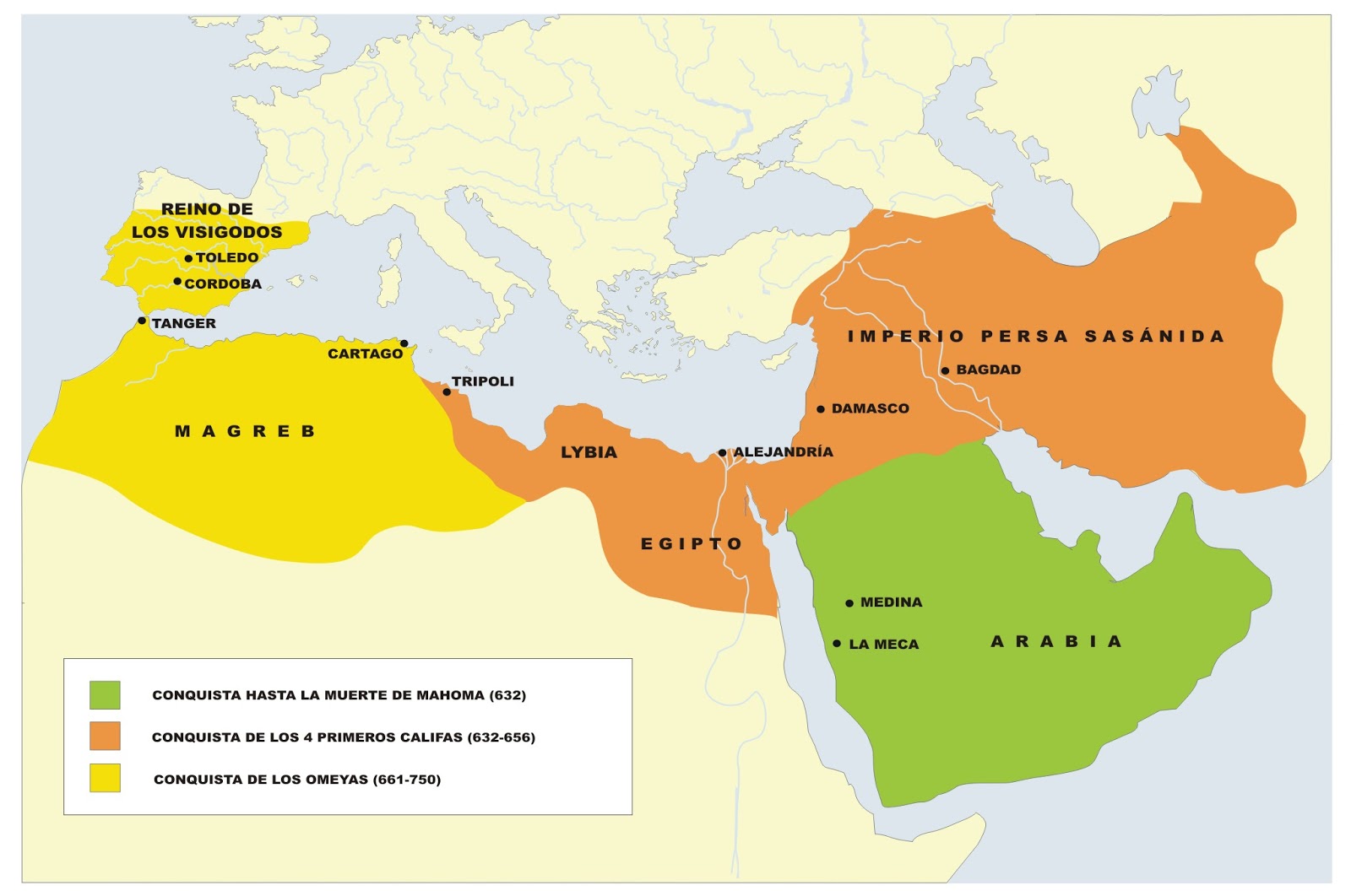 Dinastia Musulmana Che Conquisto La Persia Geografía e Historia para FPB: EI islam