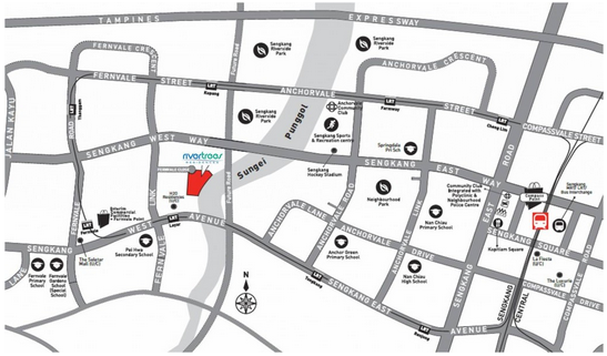 Rivertrees Residences Location Map