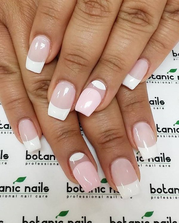 Some "In Trend" Half Moon Nail Art Ideas To Try Some "In Trend" Half Moon Nail Art Ideas To Try