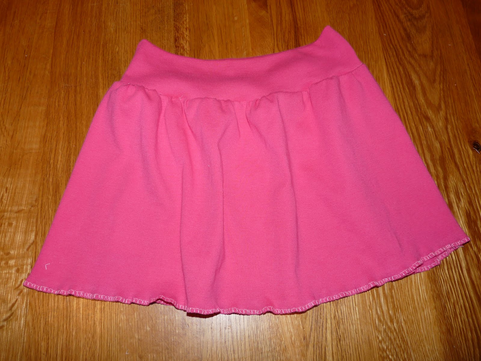 Our Homemade Home: Girls Jersey Skirt