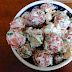 Red Potato Salad with Chive Blossom Vinegar