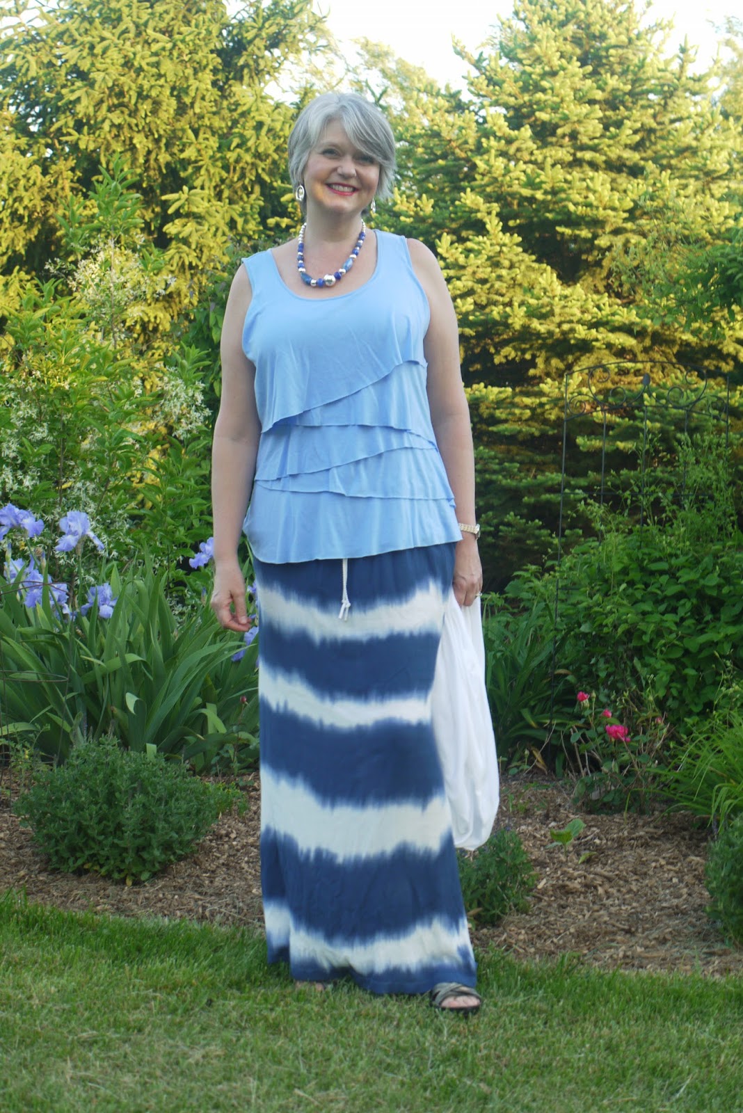 Skirt Challenge Inspiration Drawstring Maxi Skirt with Pockets