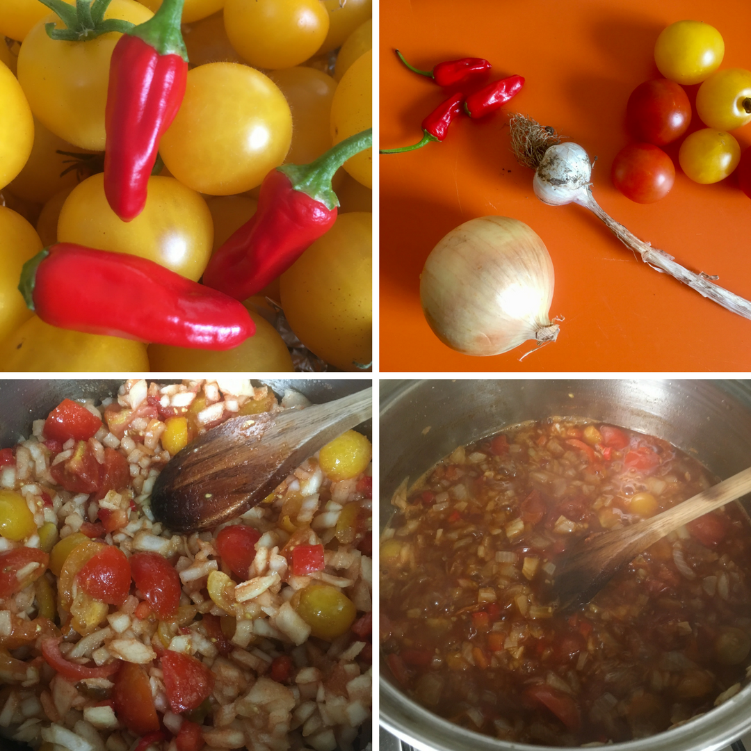 Our Four Favourite Homegrown Tomato Recipes including Chilli Chutney, Caprese Salad, Guacamole