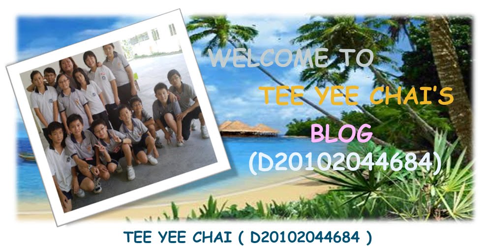 Welcome to visit Yee Chai's Blog