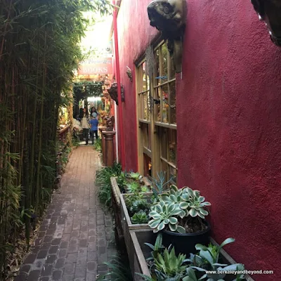 passageway to The Secret Garden shop in Carmel, California