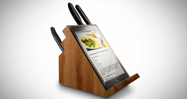 Victorinox Knife Block with Tablet Stand